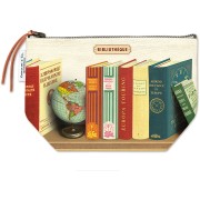 Library Book Vintage Pouch
